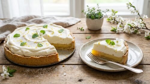 Jarní citronový koláč s krémovou pěnou: osvěží a potěší vaše chuťové buňky