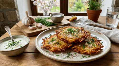 Tento fígl s česnekem promění bramboráky v neuvěřitelně křupavé dobroty